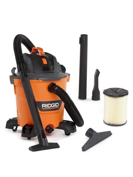 12 Gallon 5.0 Peak HP NXT Wet/Dry Shop Vacuum with Filter, Locking Hose and Accessories
