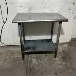36 x 24 stainless steel work prep table