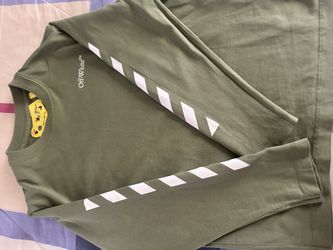 Off-White Kids Logo Printed Long-Sleeved T-Shirt