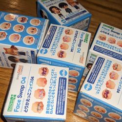 Lot Of 7 Nendoroid Faceplate More Faces Parts Accessories  Blindbox 