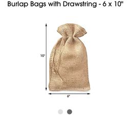 Burlap Bags With Drawstring 