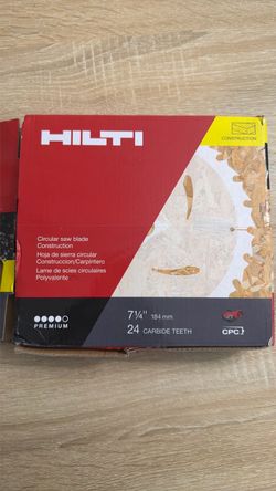 Hilti (Premium) circular saw blade for fast cutting in construction wood and timber (10count)