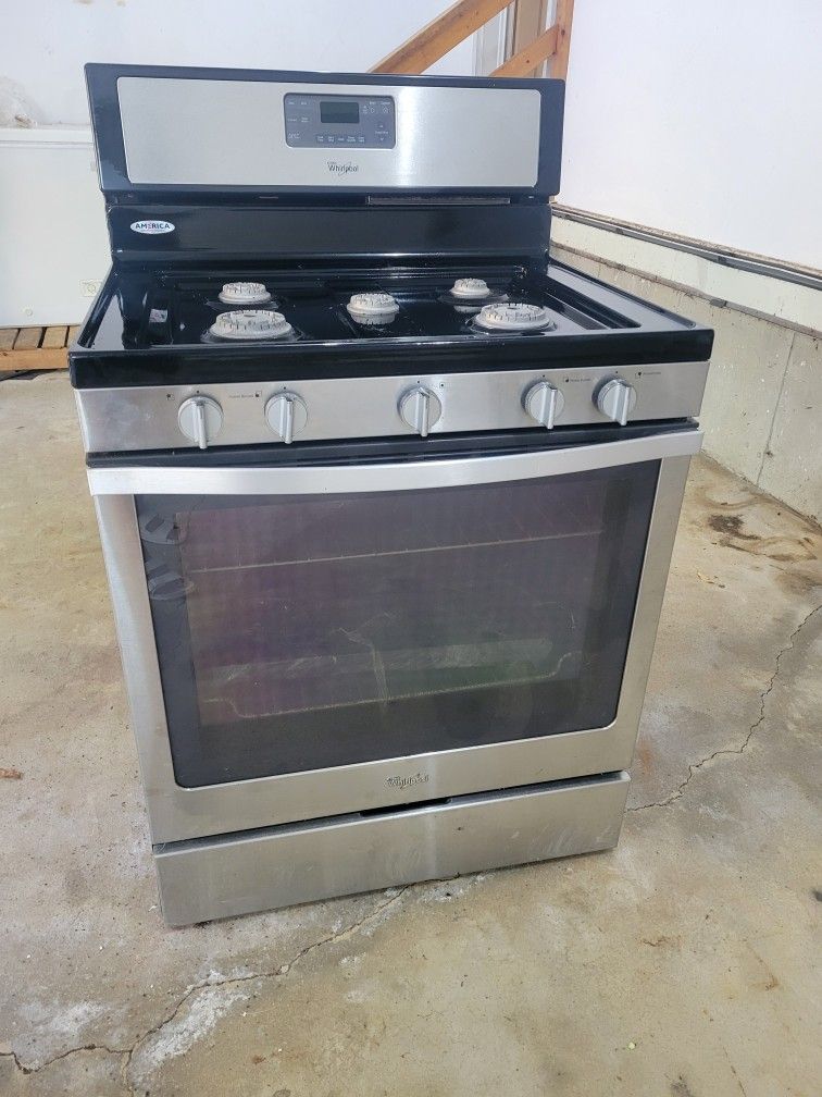 Whirlpool Stove 4 Burner