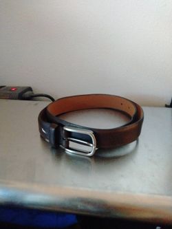 Nautica Brown Leather Belt