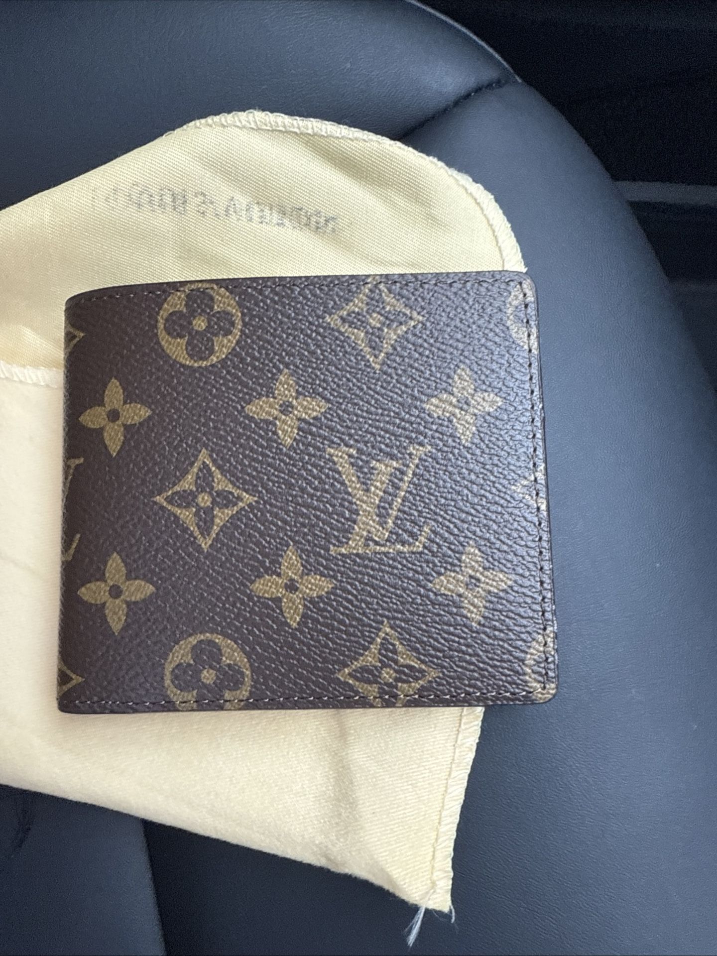 Louis Vuitton Wallet Brown Men’s Wallet Diamond Pattern