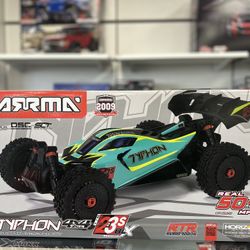 Arrma Typhon 1/8 223S DSC 4X4 Brushless Buggy.