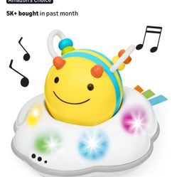 Skip Hop Baby Follow-Me Bee Tummy Time Crawl Toy 
