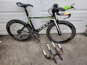2013 Felt B-16 Carbon Triathlon Road Bike, Carbon Wheels