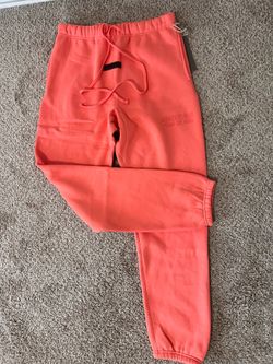 Essentials fear of god medium coral sweatpants