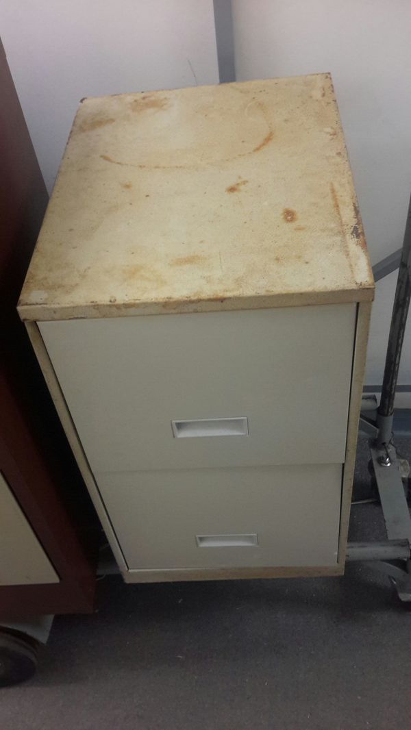 Old Metal 2 Drawer Filing Cabinet For Sale In Inman Sc Offerup