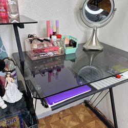Glass Desk 
