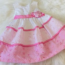 Bonnie Baby Eyelet Dress *18 Months 