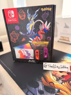 Nintendo Pokemon Scarlett and Violet OLED Switch 1