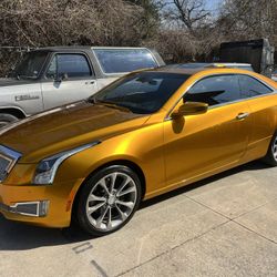 15 Cadillac Ats Coupe Kandy GOLD 62k 