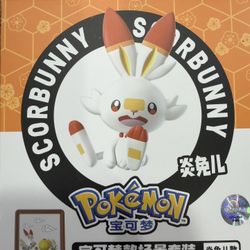 Pokemon Scorbunny DIY Scene Set
