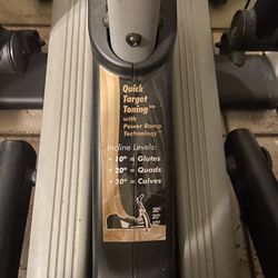 Nord Track Elliptical With A Fan On It