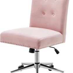 Vanity Pink Suede Chair $55