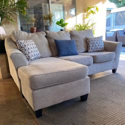 Kestrel Gray Ashley Reversible Chaise Sectional Sofa