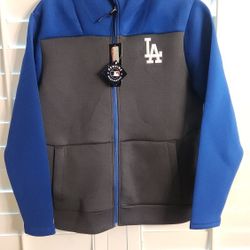 New With TAGS DODGERS JACKET HOODIE L