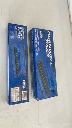 Cornwell Tools BluePower 12 PC Impact Socket Sets