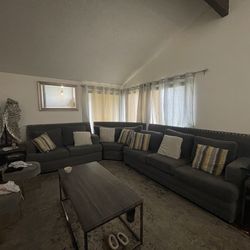 Grey sectional