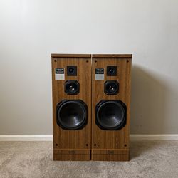 Sherwood S-7500 3 Way Tower Home Floor Standing Vintage Speakers