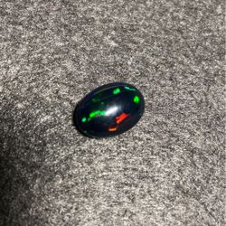 Black Australian Opal cabochon