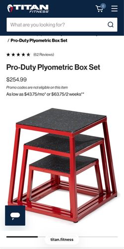 Steel non slip box jumps