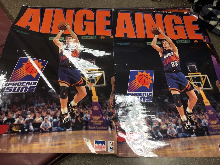 1993 Danny Ainge poster Phoenix Suns. This posters laminated!