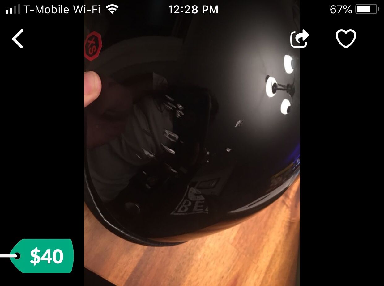 Extra small motorcycle helmet 40