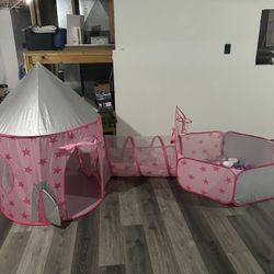 Princess Tent And Ball Pit 