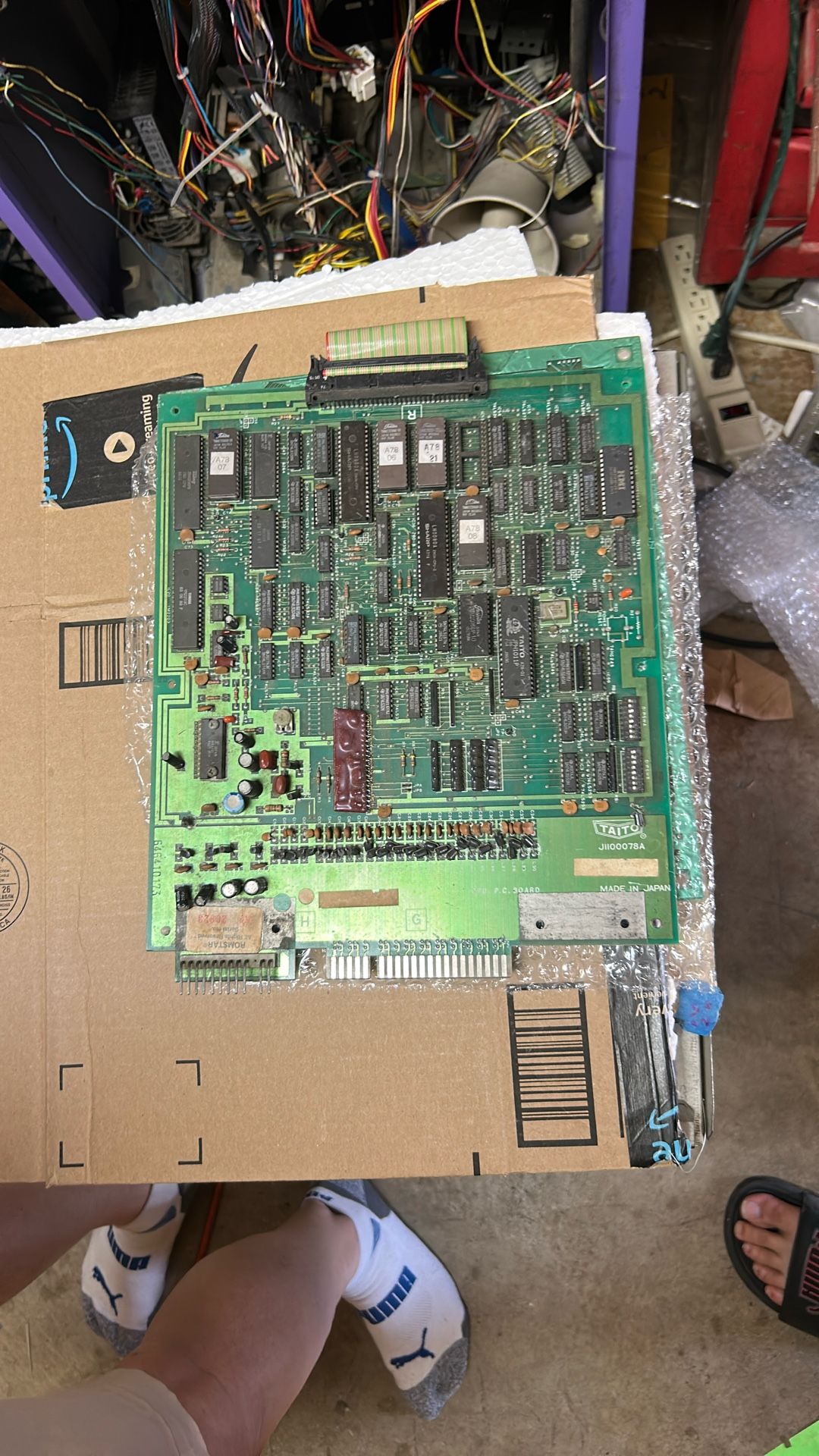 Taito Bubble Bobble Arcade Video Game Pcb Board