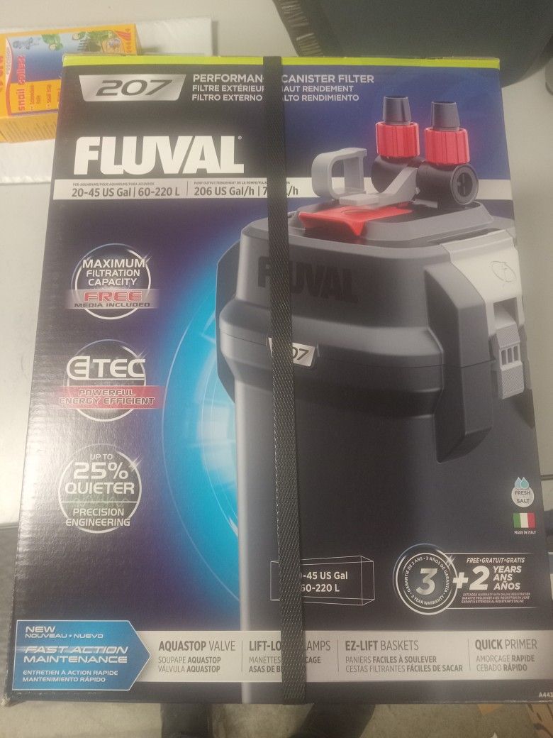 Fluval 207 Aquarium Water Filter 20-40gal