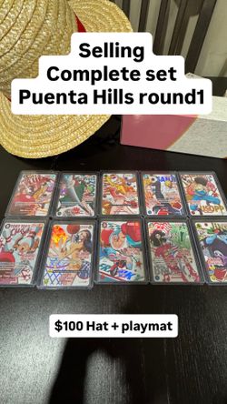 Complete set onepiece round 1 promo cards