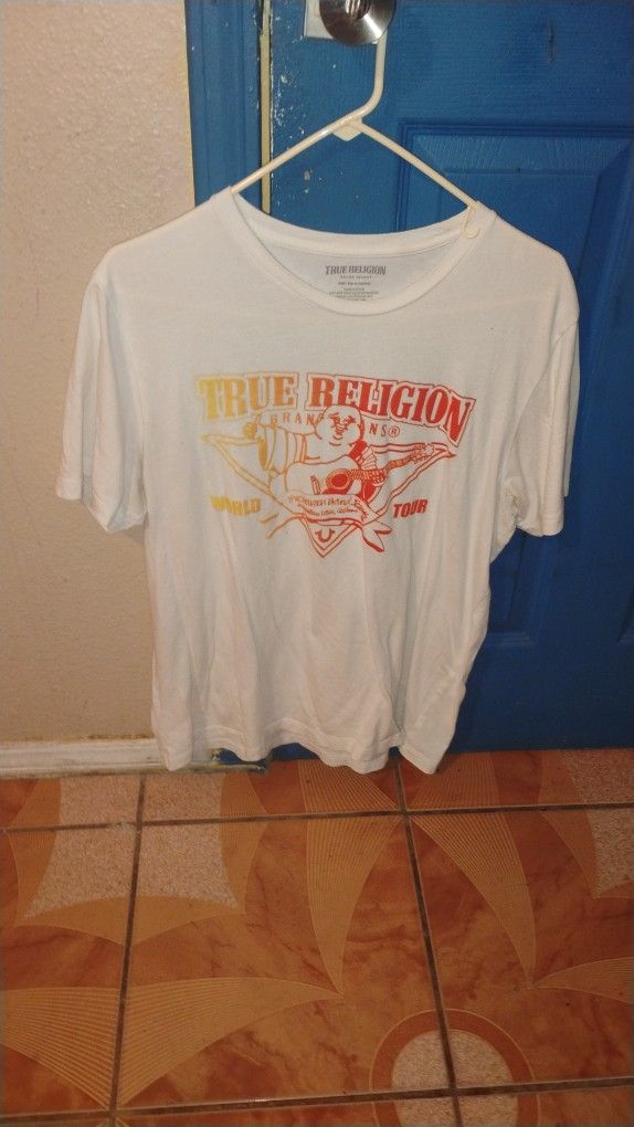 True Religion White Buddha T-shirt