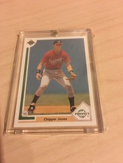 Chipper Jones 1991 Upperdeck Rookie Card