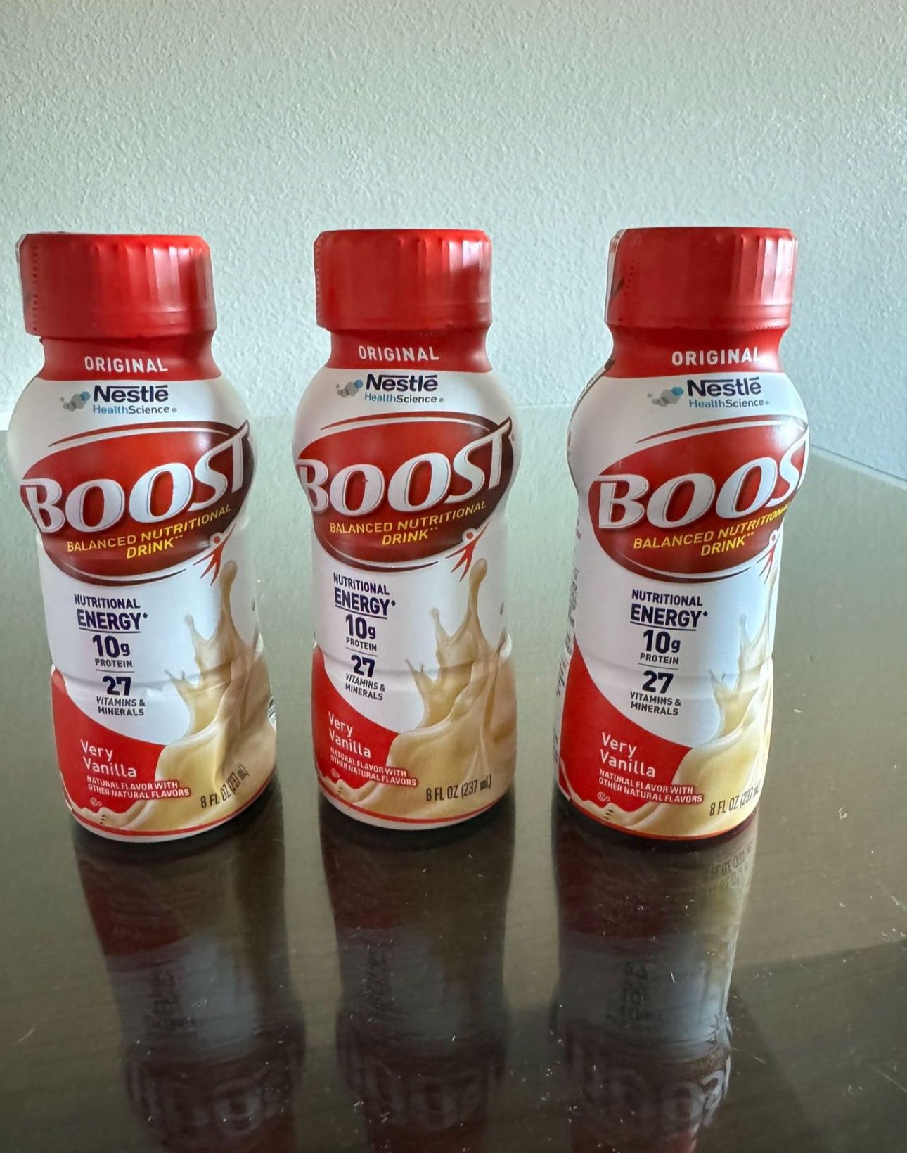 $15 Each Case Of Boost Vanilla Flavor Expire 2025