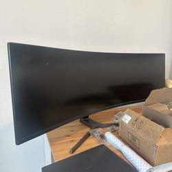 Huge Curved 49 Inch Samsung Monitor Make Offer 