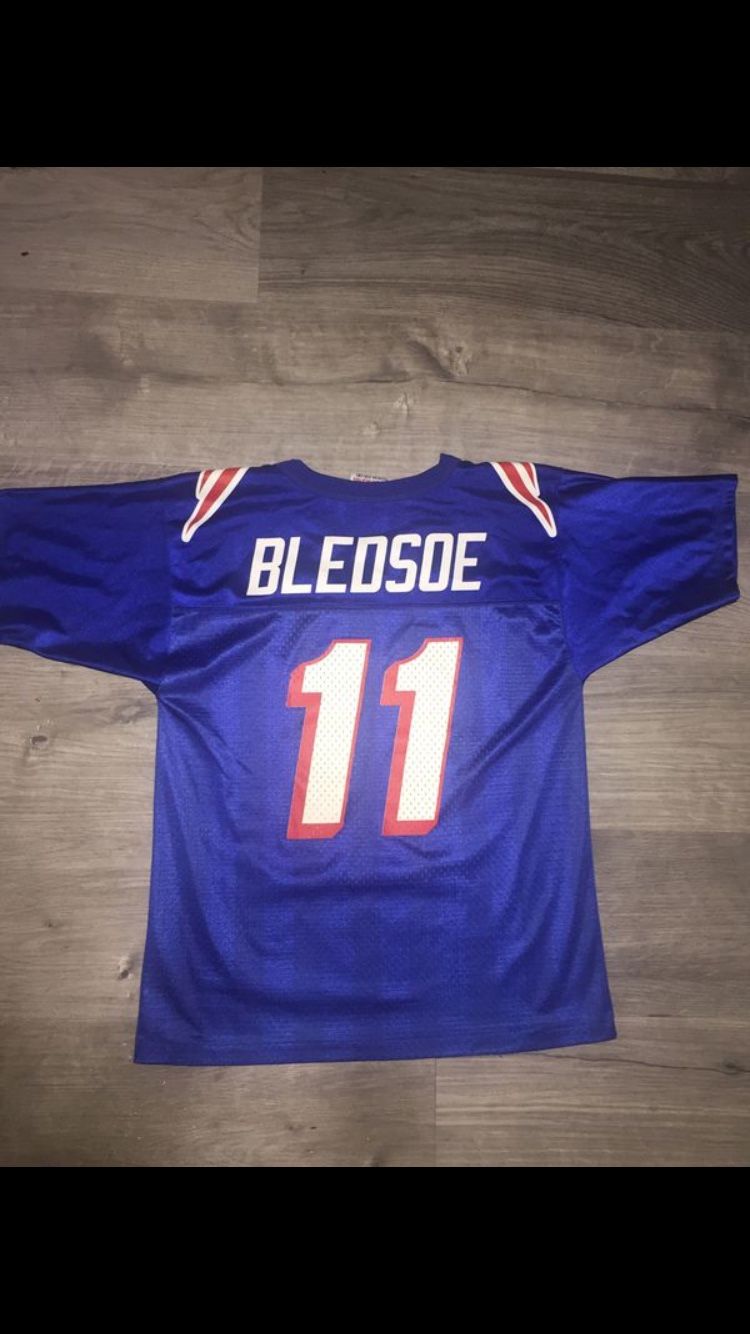 Vintage Youth Drew Bledsoe New England Patriots NFL Jersey