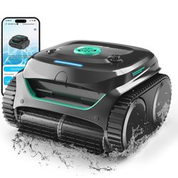 (2025 New) WYBOT C2 SE Cordless Robotic Pool Cleaner, up to 1614 Sq.ft, 150 mins, Pool Robot Vacuum for Inground Pools with Ultra-fine Filter, Triple-