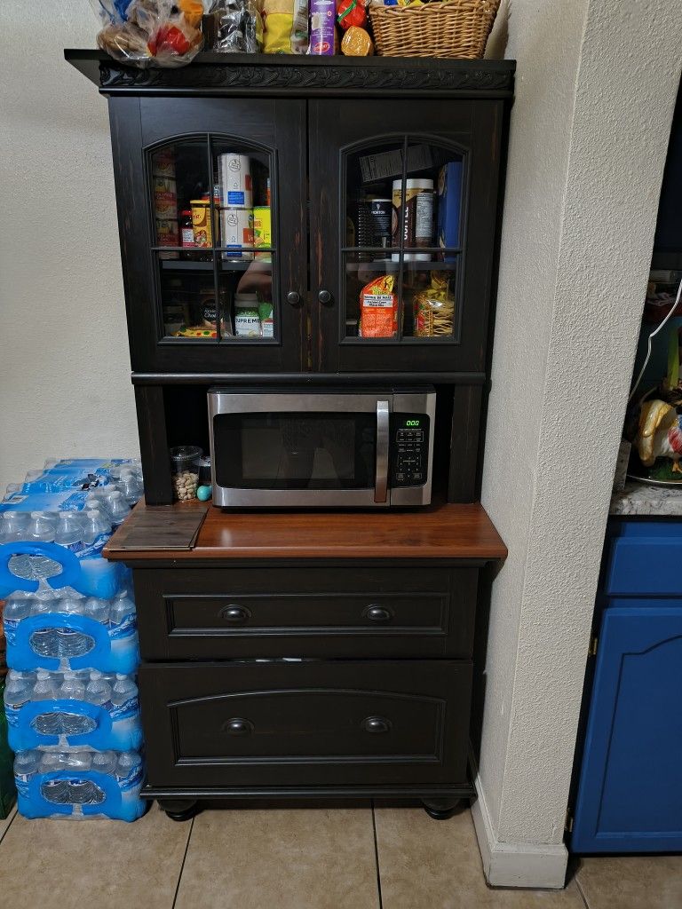 Hutch Microwave Holder/Storage