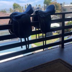 Two Dressage Saddles