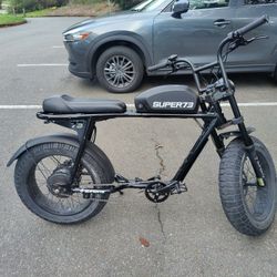 Ebike Super73 S2 Electric Bicycle Super 73