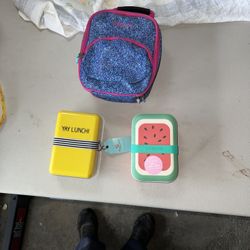 Three Lunch Containers 