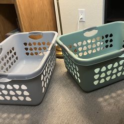 2 Laundry Baskets