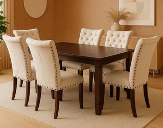 7-Piece Dining Table and Chair Set
