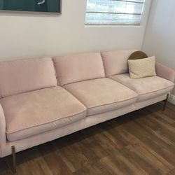 Super Cute Light Pink Couch