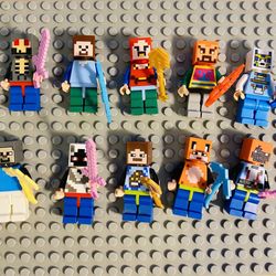 Minecraft Men Collectible Toys Game Custom Lego Minifigures Play Set