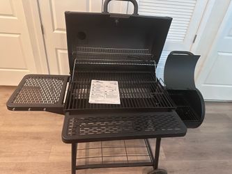 Master Forge, Charcoal offset smoker/grill, black, Large