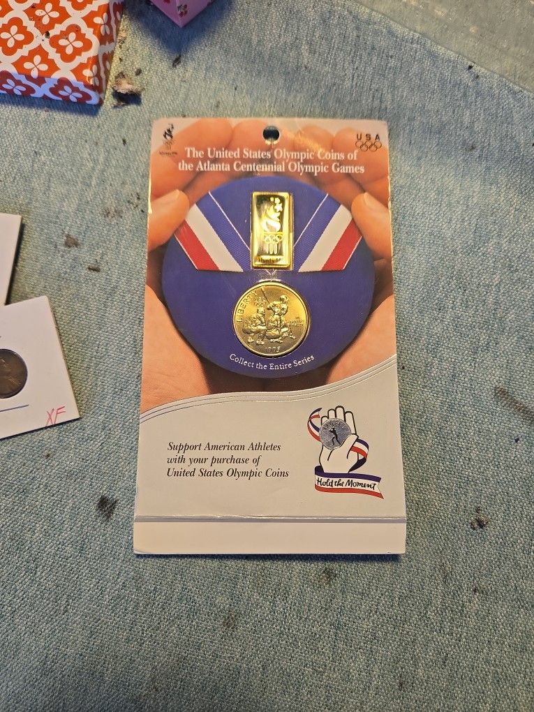 1995.
United states olympic coin of the atlantis continue olympic games baseball
